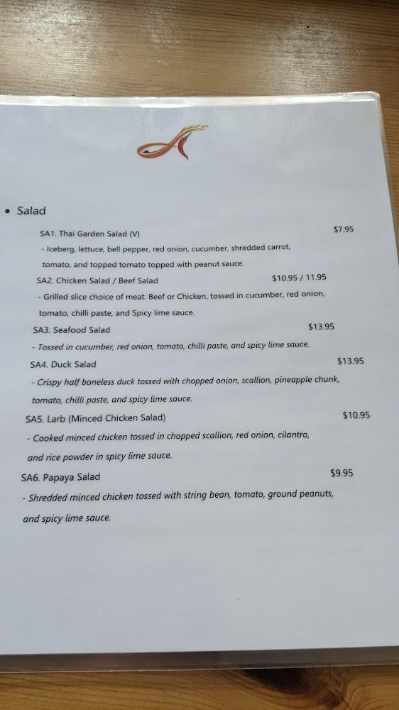 Areena Thai Cuisine Menu image 4